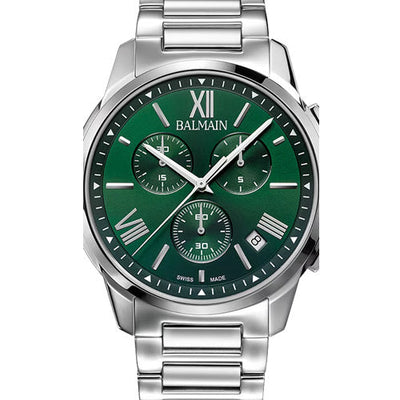 Balmain Madrigal Chrono Gent Green Dial Men 42mm