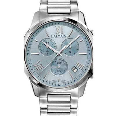 Balmain Madrigal Chrono Gent Blue Dial Men 42mm