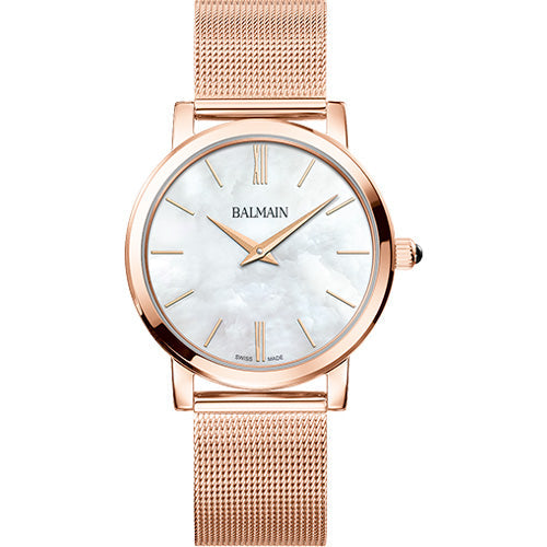 Balmain Elegance Chic M White Mother-Of-Pearl Dial Women 33mm