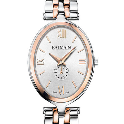 Balmain Haute Elegance Oval Silver Dial Women 32mm