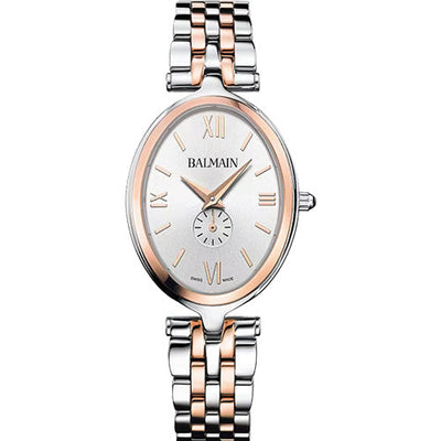 Balmain Haute Elegance Oval Silver Dial Women 32mm