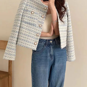 Bravia Statement Woolen Tweed Coat