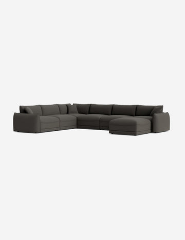 Charcoal Performance Linen