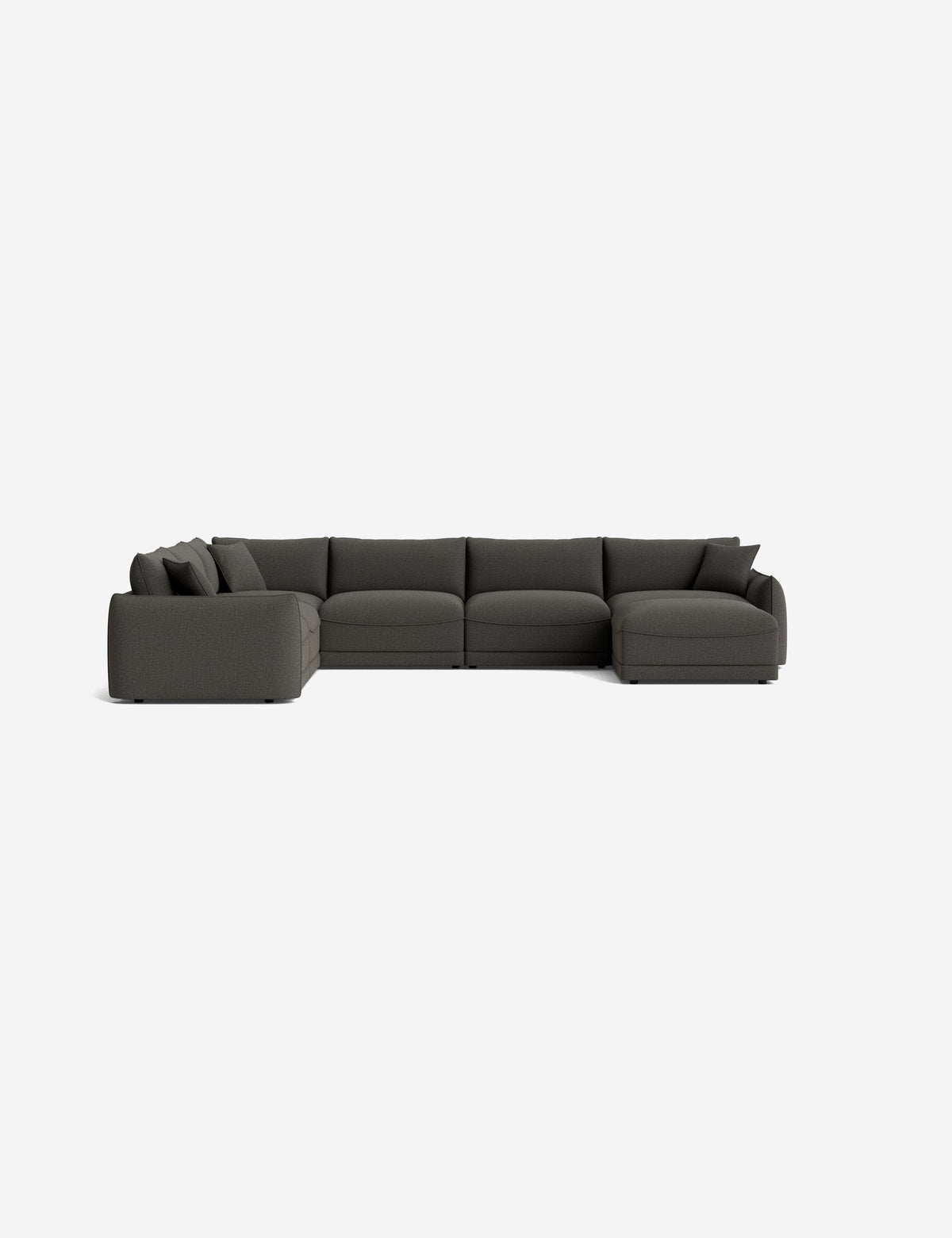 Balmer Modular Corner Sectional Sofa With Ottoman