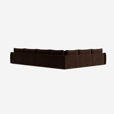 Balmer Modular Corner Sectional Sofa With Ottoman