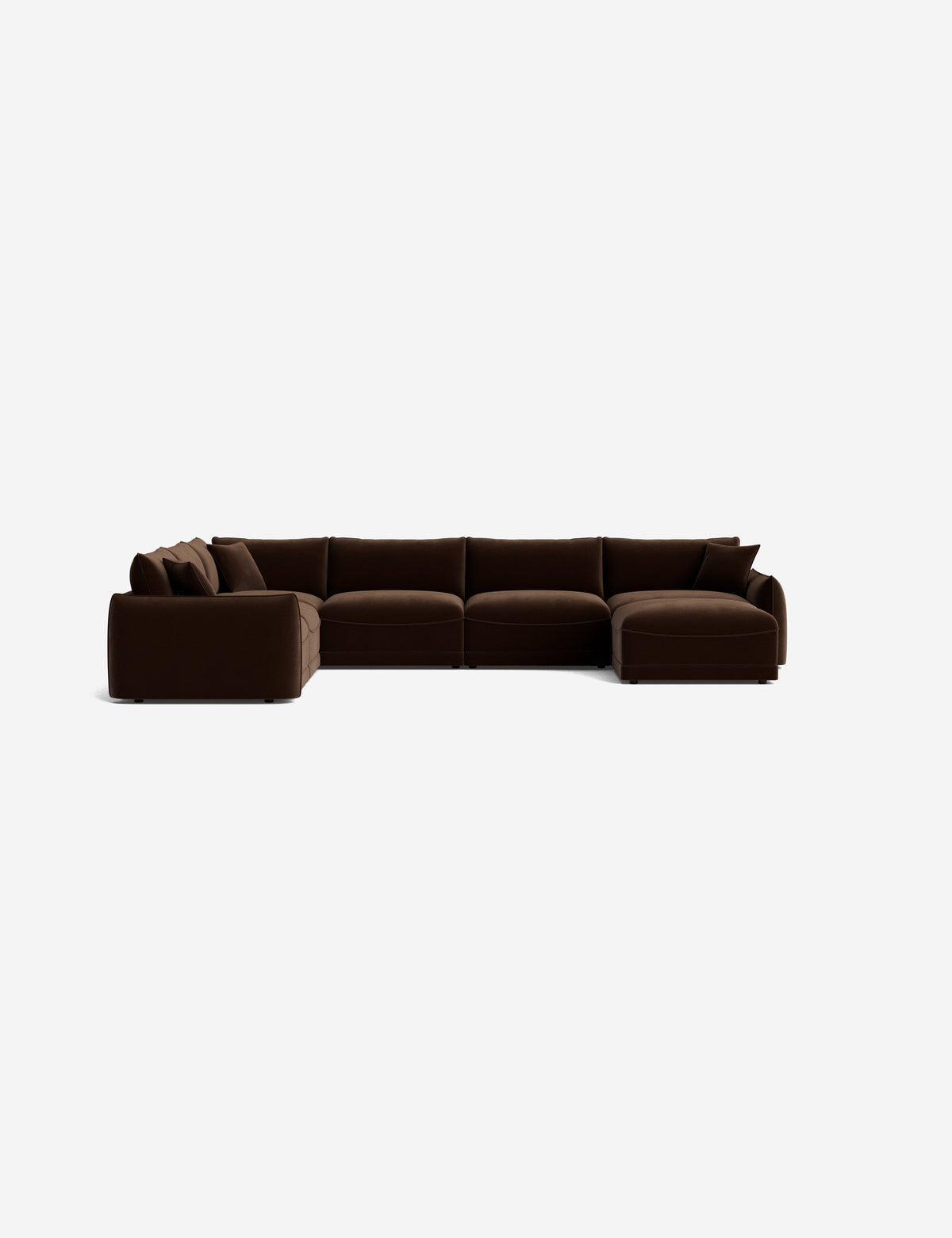 Balmer Modular Corner Sectional Sofa With Ottoman