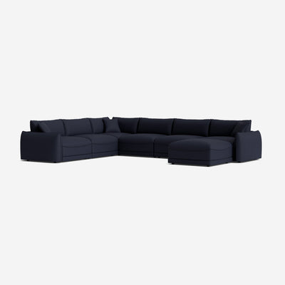 Balmer Modular Corner Sectional Sofa With Ottoman