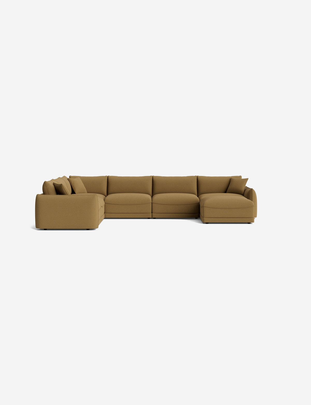 Balmer Modular Corner Sectional Sofa With Ottoman