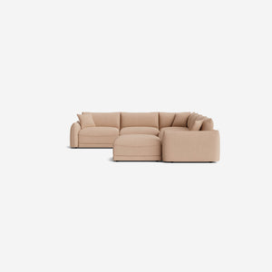 Balmer Modular Corner Sectional Sofa With Ottoman