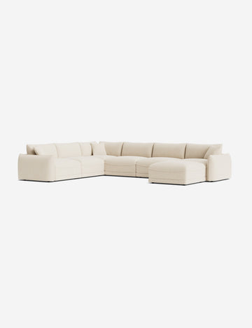 Ivory Modern Boucle