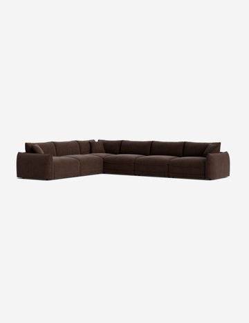 Brown Basket Boucle