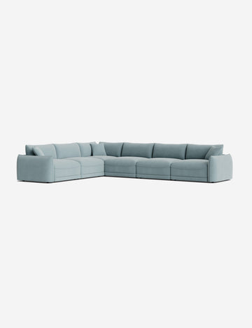 Sky Blue Classic Velvet