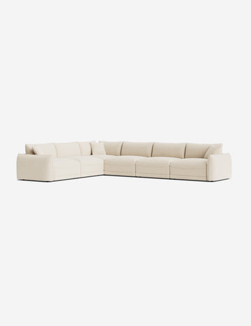Ivory Modern Boucle