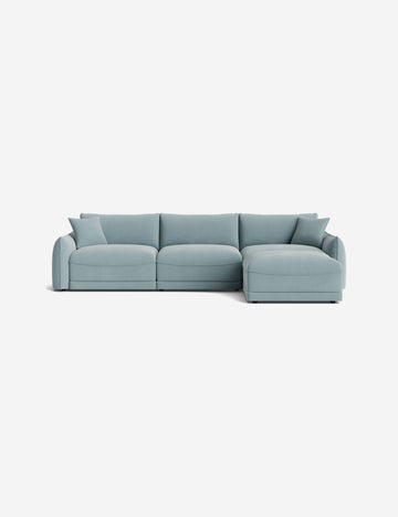 Sky Blue Classic Velvet