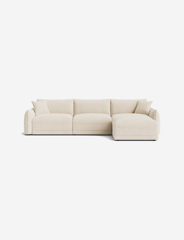 Ivory Modern Boucle