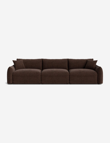 Brown Basket Boucle