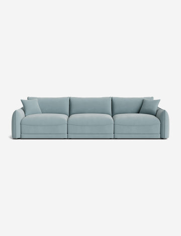 Sky Blue Classic Velvet