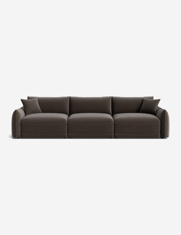 Taupe Performance Velvet