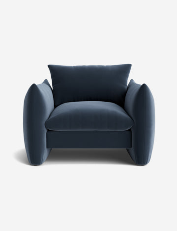 Blue Modern Velvet