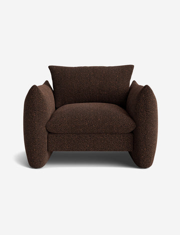 Brown Basket Boucle