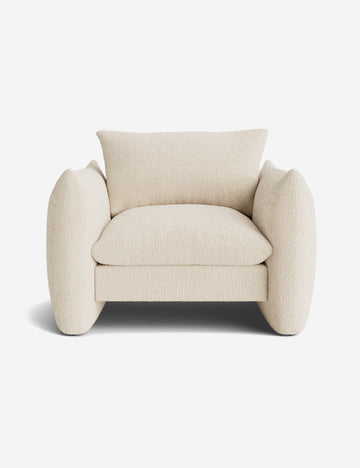 Ivory Modern Boucle