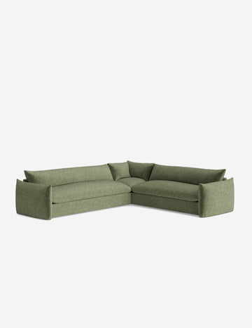 Moss Performance Striated Velvet