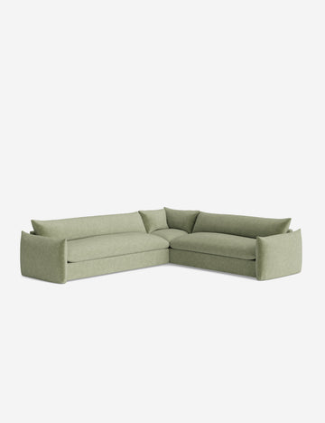 Sage Performance Striated Velvet
