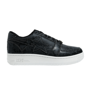 A Bathing Ape Bape Sta Low Snakeskin Black (2020)