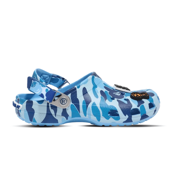 Crocs Classic Clog A Bathing Ape ABC Camo Blue