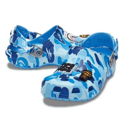Crocs Classic Clog A Bathing Ape ABC Camo Blue