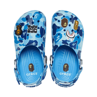 Crocs Classic Clog A Bathing Ape ABC Camo Blue