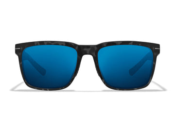 Crystal Grey Frame - Glacier Mirror (Polarized) Lens