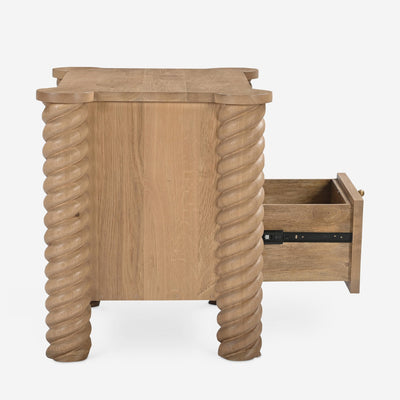 Treccia 2-Drawer Nightstand by Gillian Segal for Moe's