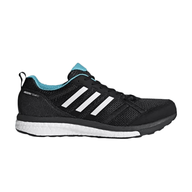 adidas adiZero Tempo 9 Core Black Hi Res Aqua