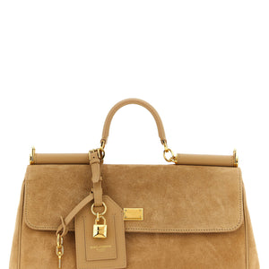 Dolce & Gabbana My Sicily Suede Handbag