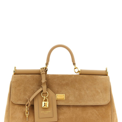 Dolce & Gabbana My Sicily Suede Handbag