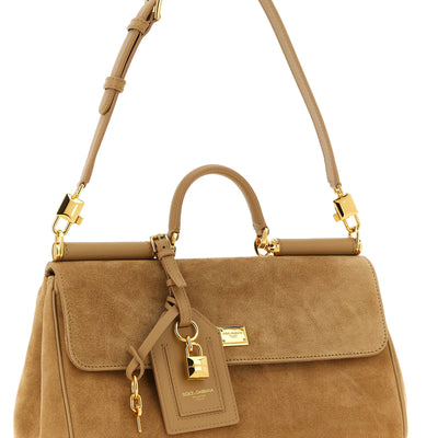 Dolce & Gabbana My Sicily Suede Handbag