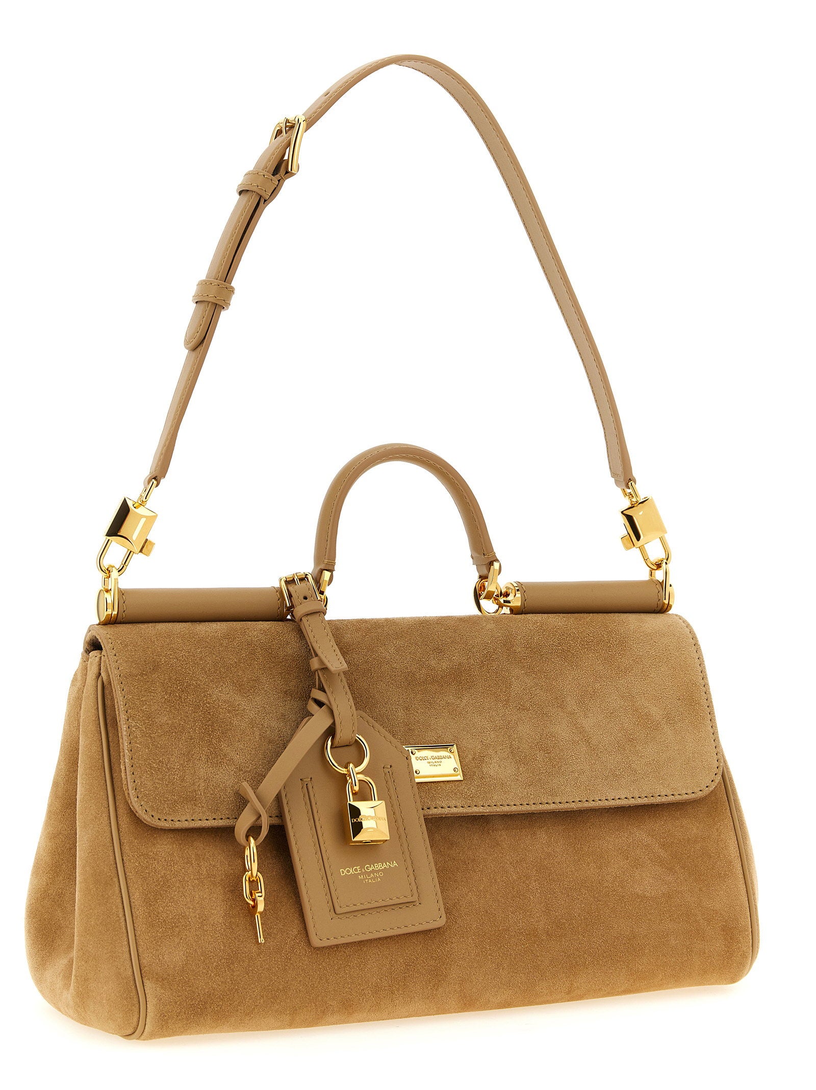 Dolce & Gabbana My Sicily Suede Handbag
