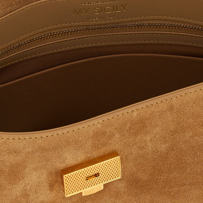 Dolce & Gabbana My Sicily Suede Handbag