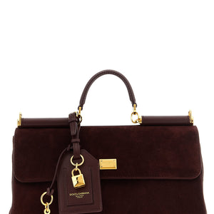 Dolce & Gabbana Medium Suede My Sicily Handbag
