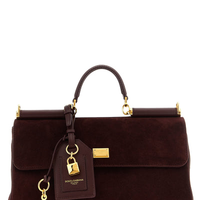 Dolce & Gabbana Medium Suede My Sicily Handbag