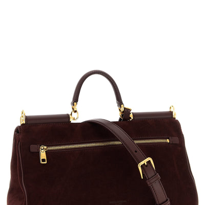 Dolce & Gabbana Medium Suede My Sicily Handbag