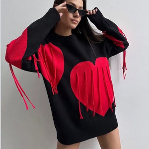 Coya Premium Heart Tassel Dress