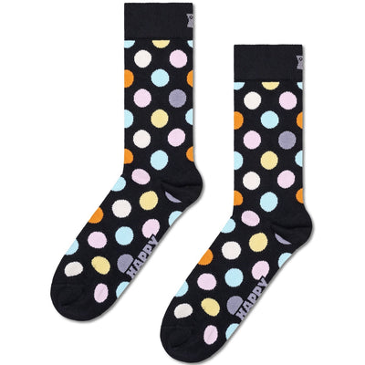 Happy Socks Unisex Big Dot Design Crew Length Socks for Women and Men