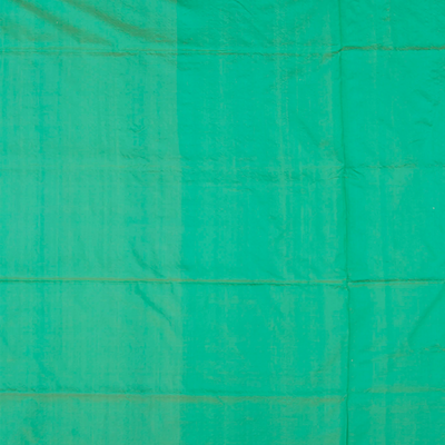 Teal Handwoven Benares Silk Saree