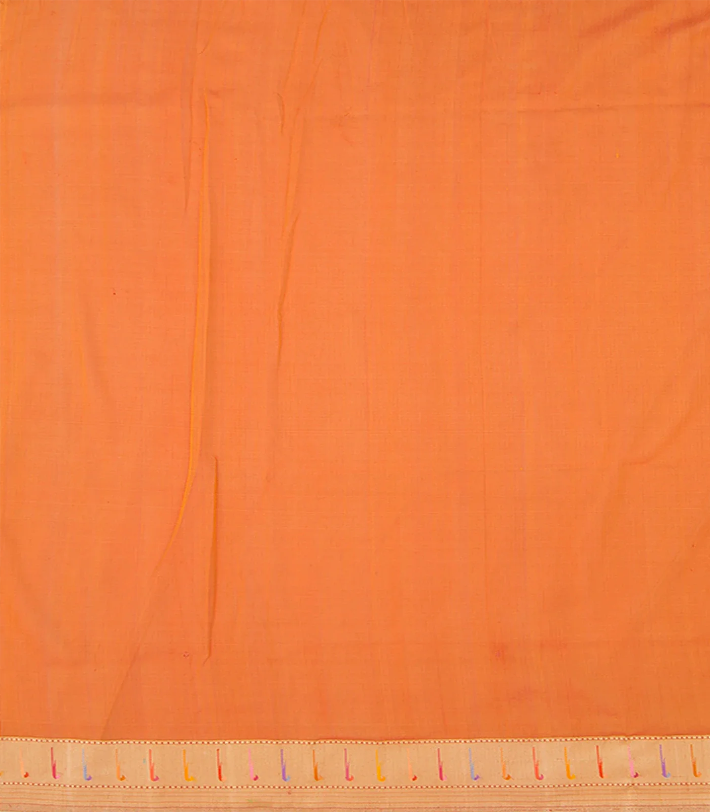 Beige Handwoven Benares Tissue Silk Saree With Floral Jamdani Motifs