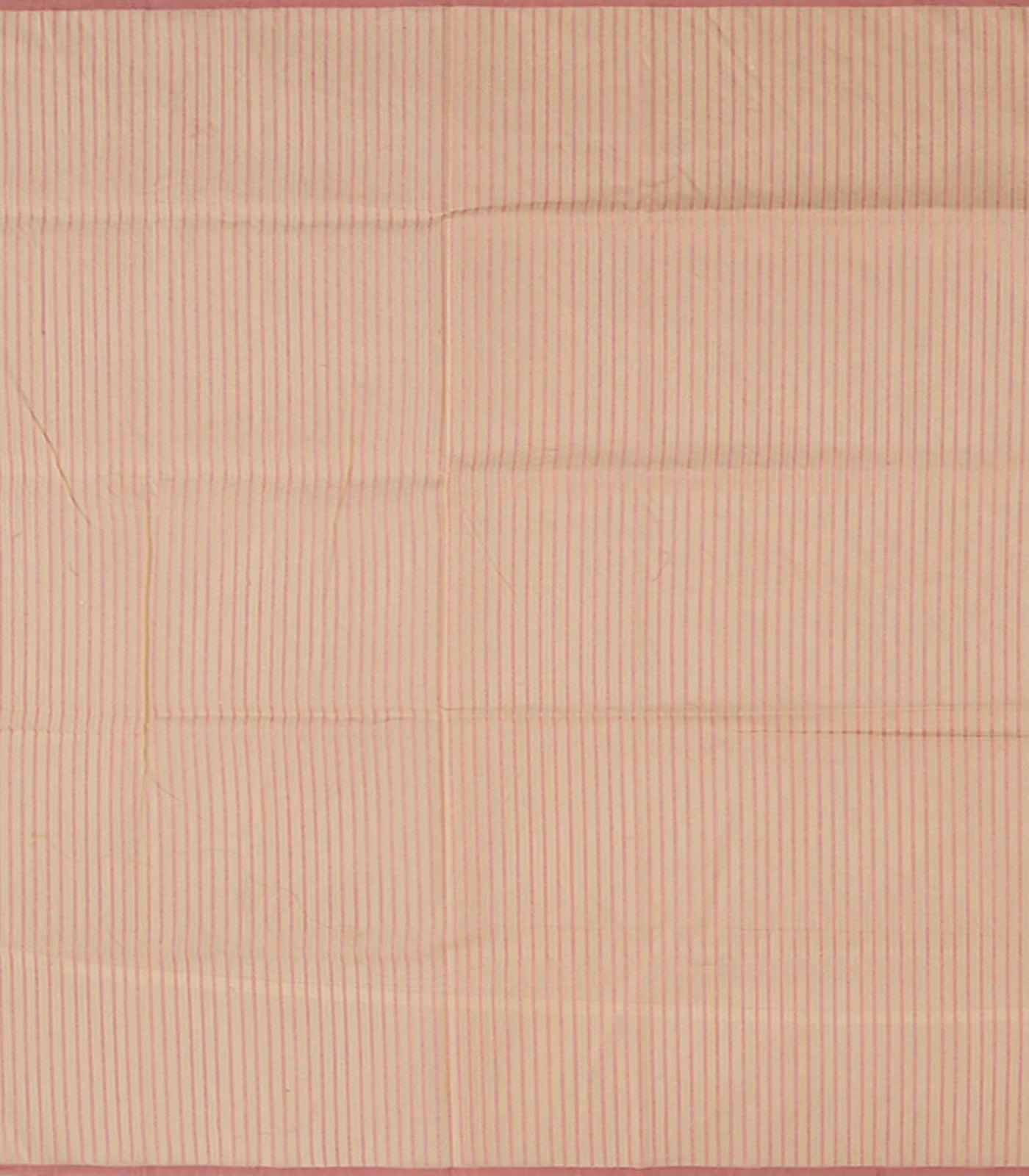 Beige Handwoven Benarasi Organza Silk Saree With Leaf Motifs & Baby Pink Border-Beige