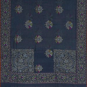 Blue Handwoven Benarasi 