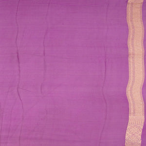 Pink Banarasi Khaddi Georgette Saree With Kamalam Motifs-Pink