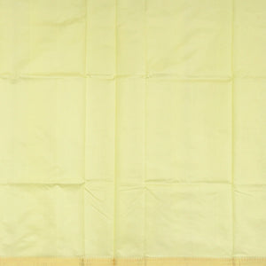 Cream Banarasi Silk Saree With Floral Butta-Cream